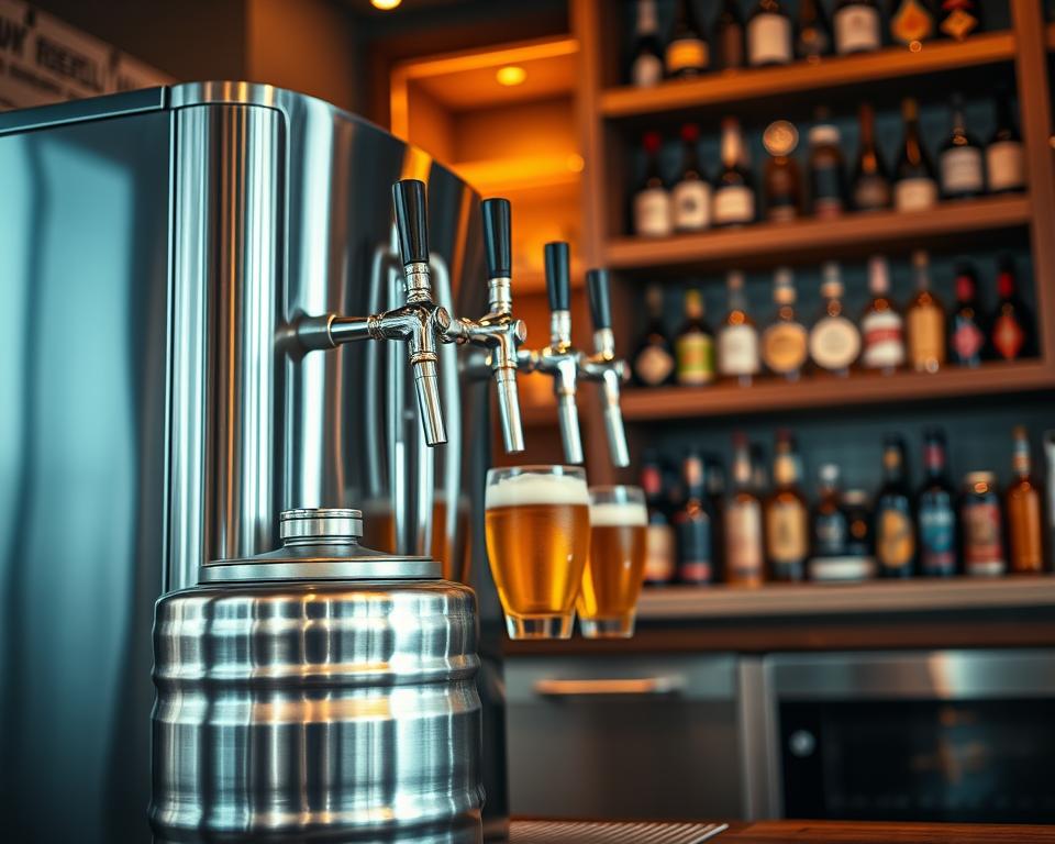 Serving Craft Beer Flights Using A Quarter Slim Keg