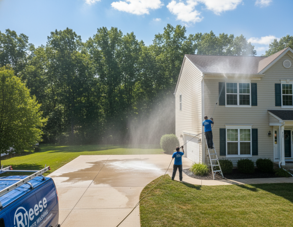 Pressure Washing Under Decks in Upper Arlington