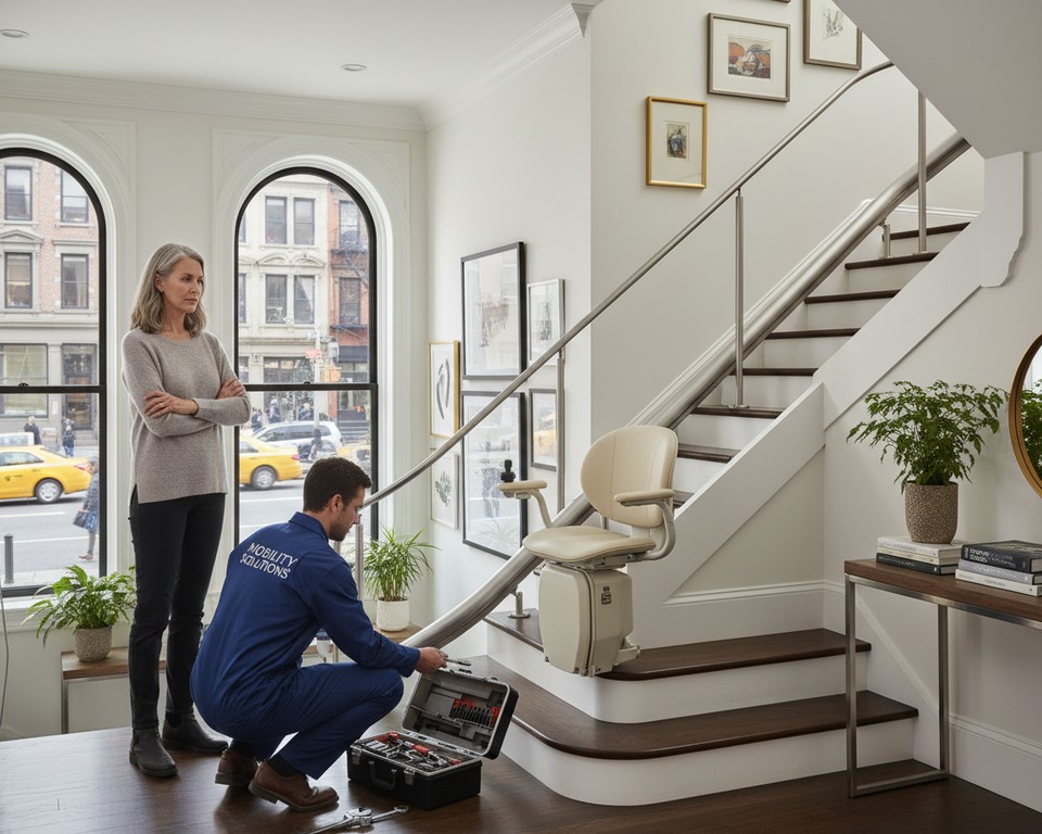 CAN STAIRLIFTS BE USED OUTDOORS DURING NEW YORK WINTERS?